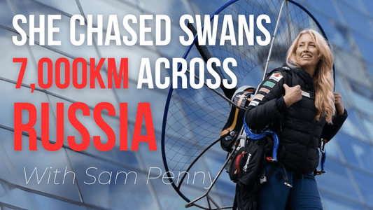 Sacha Dench: The Human Swan's Impossible 7,000km Flight - Sam Penny | Keynote Speaker, Podcast Host, Mentor