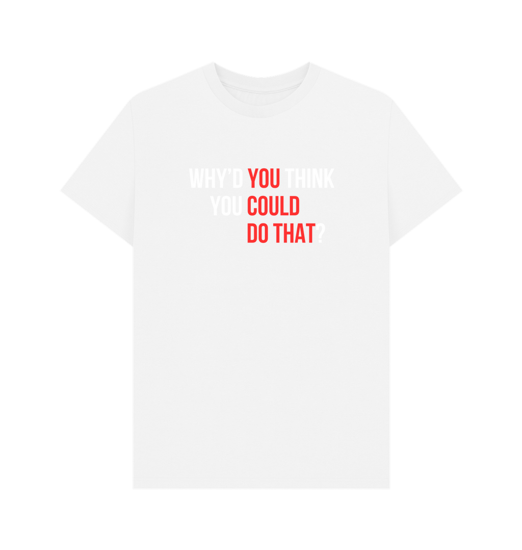 White Printed T-shirt Front