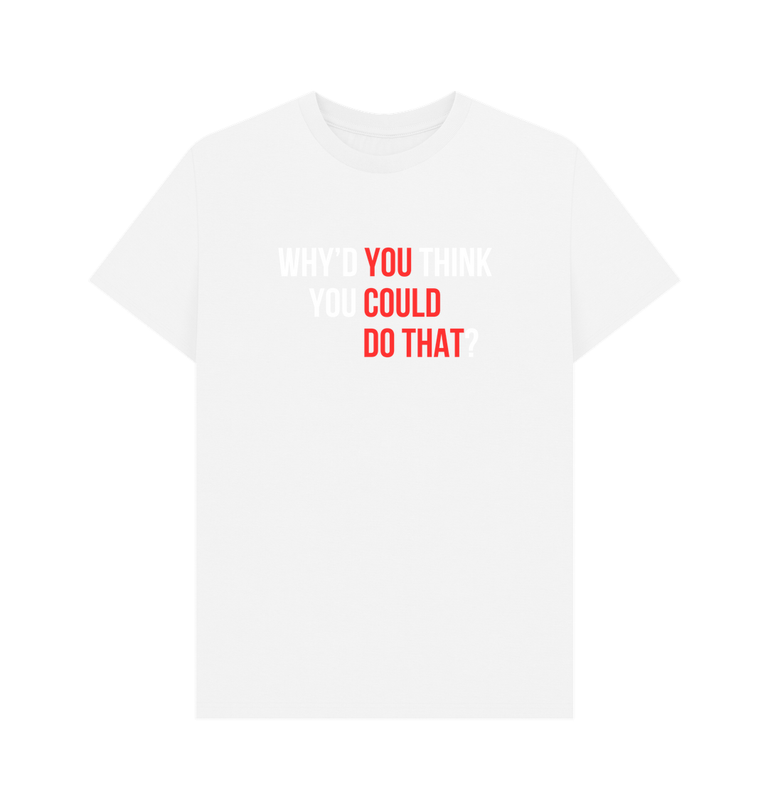 White Printed T-shirt Front