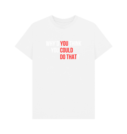White Printed T-shirt Front