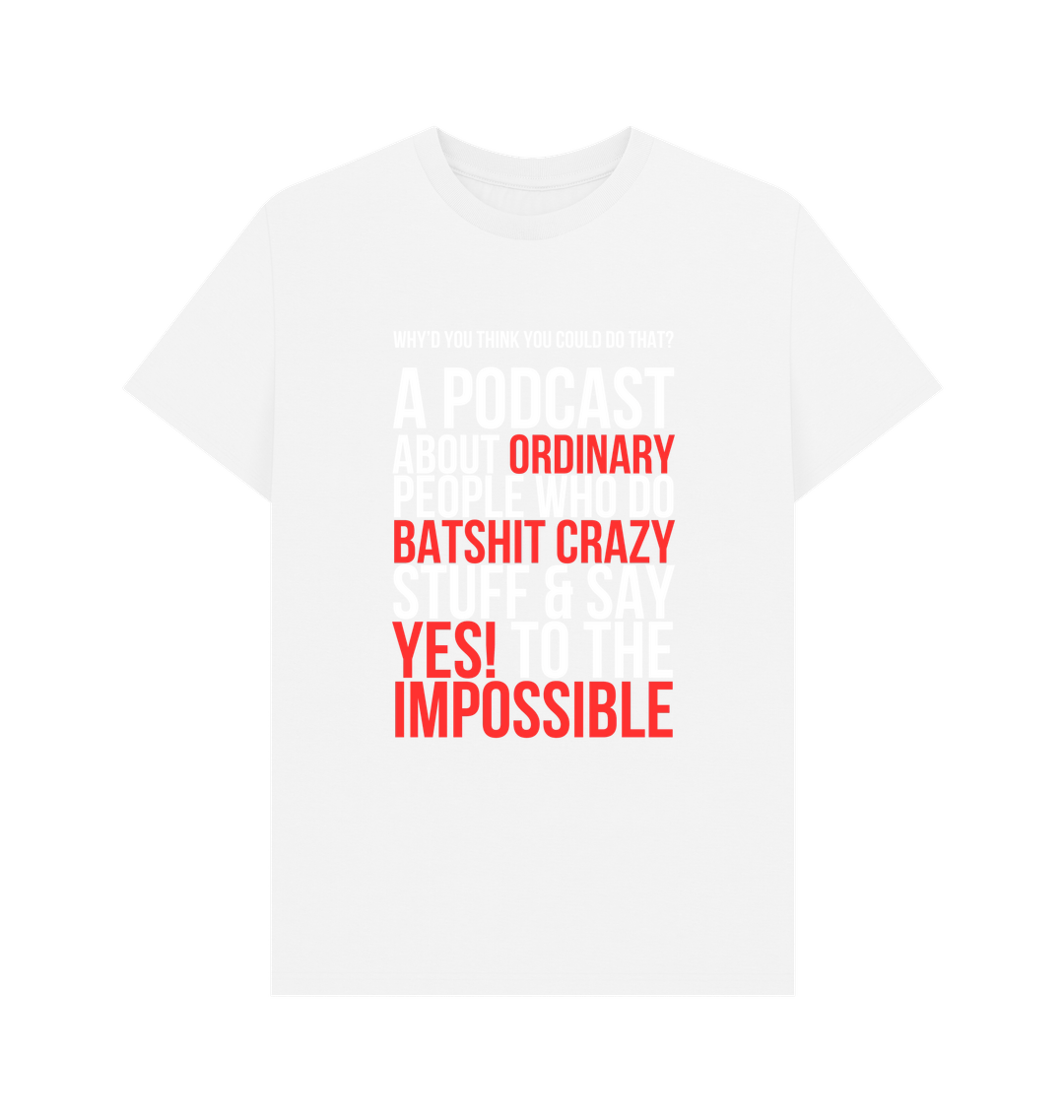 White Printed T-shirt Front