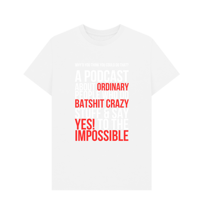 White Printed T-shirt Front